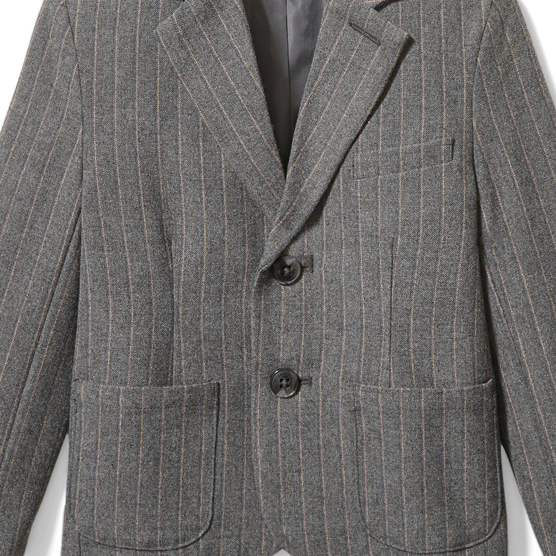 Wool Pinstripe Blazer image number 1