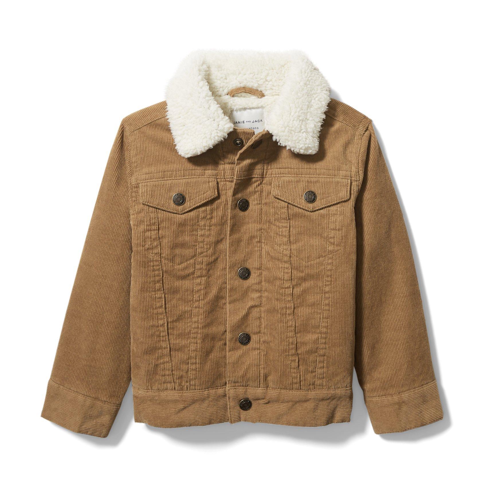 Corduroy Sherpa Collar Jacket 