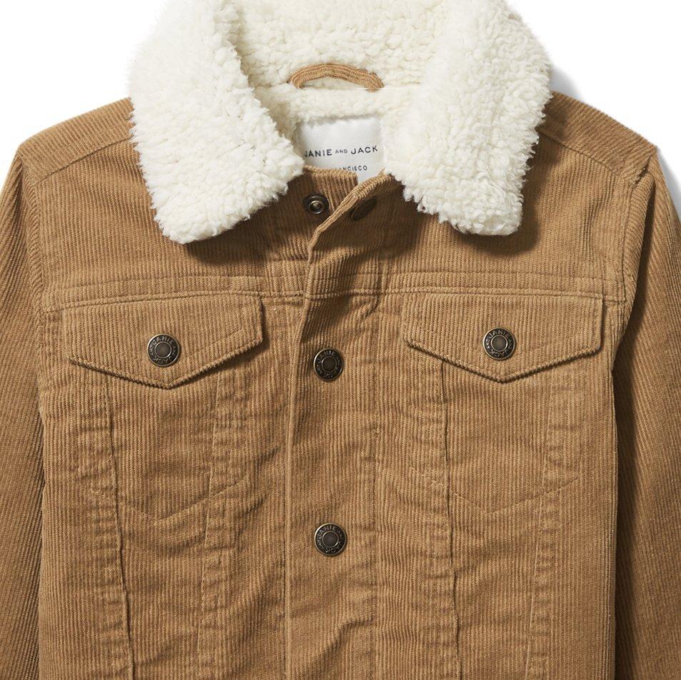 Corduroy Sherpa Collar Jacket  image number 1