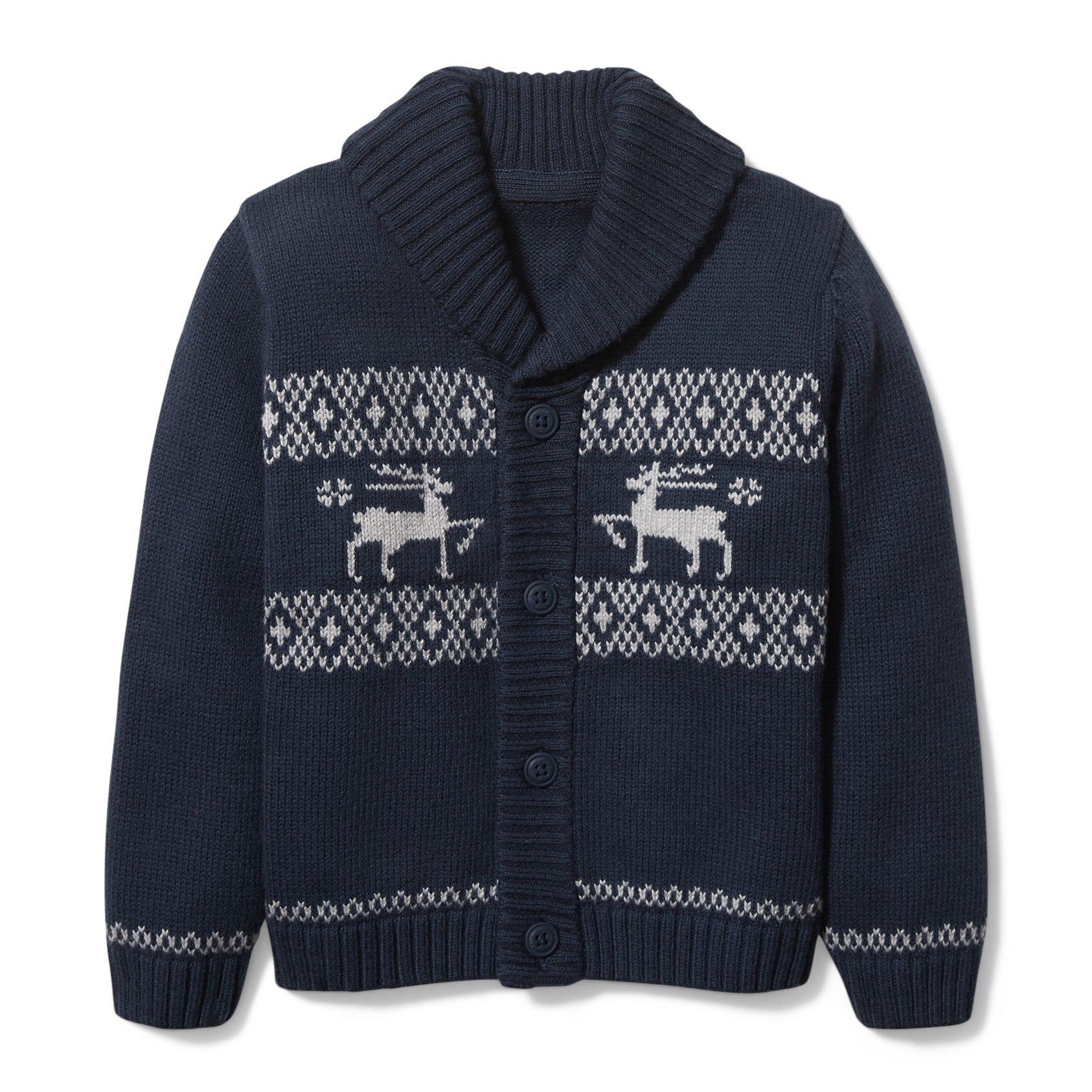 Reindeer Shawl Cardigan image number 0