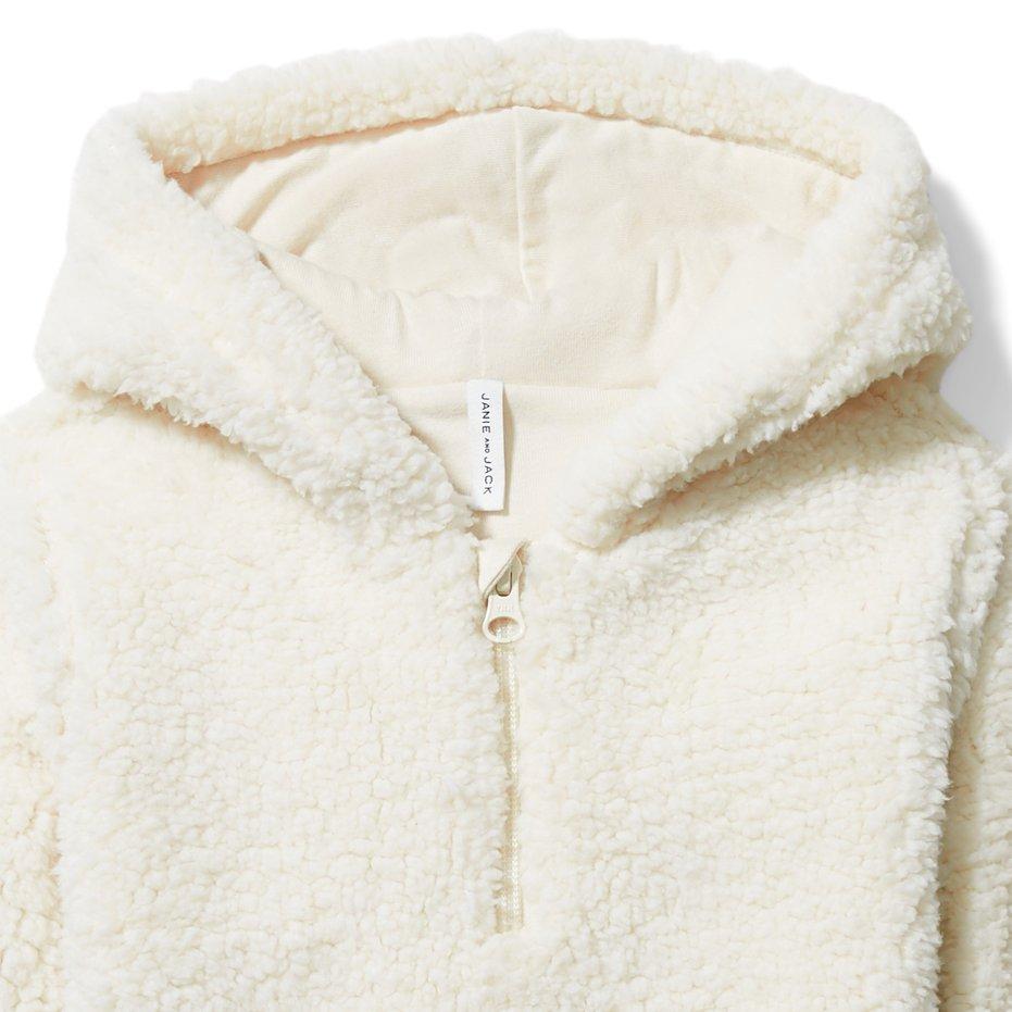 Hooded Sherpa Sweatshirt image number 1