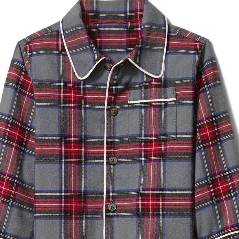 Plaid Pajama Set  image number 1