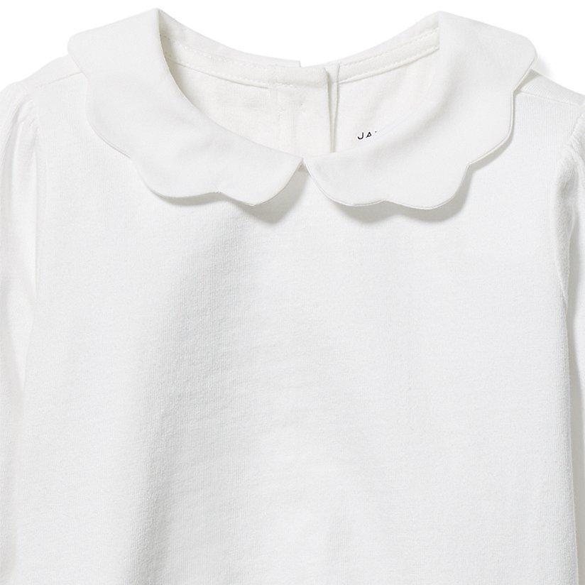 Scalloped Collar Top image number 1