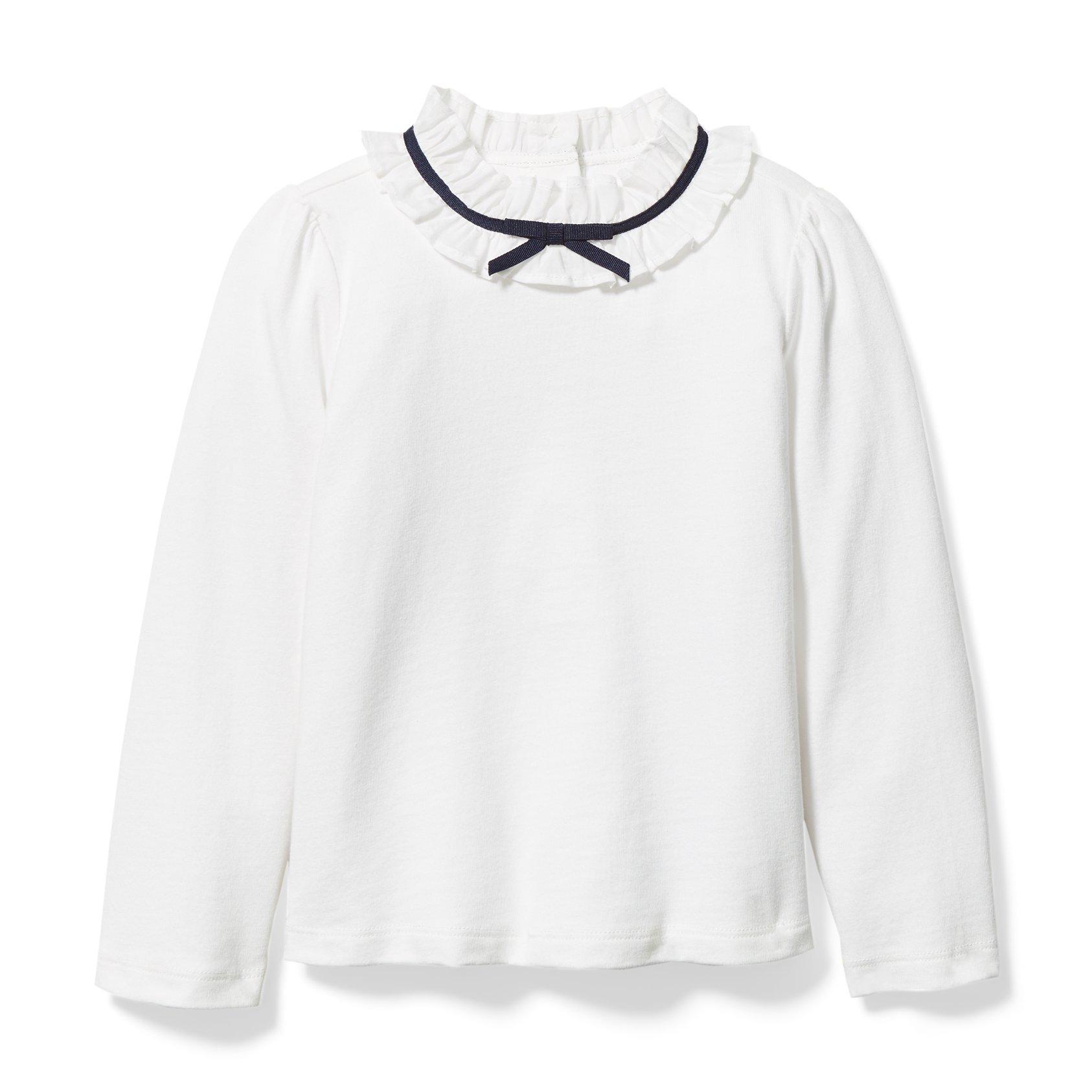 Ruffle Collar Top image number 0