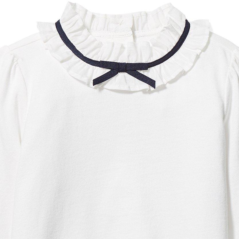 Ruffle Collar Top image number 1