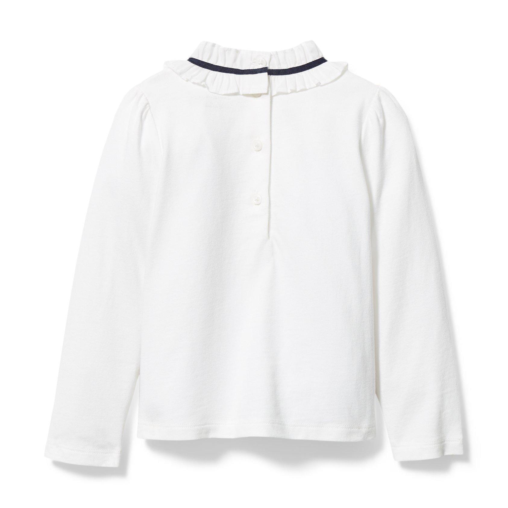 Ruffle Collar Top image number 2