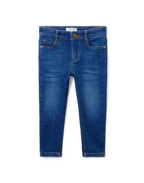 Skinny Jean In Ocean Faded Wash