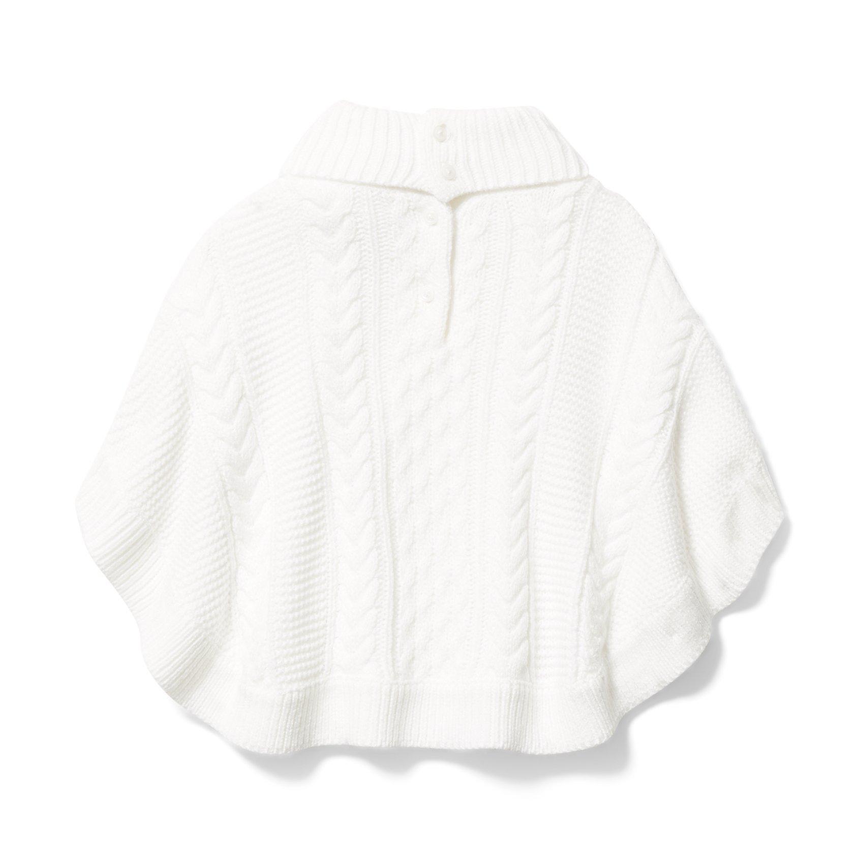 Cable Knit Sweater Cape image number 2