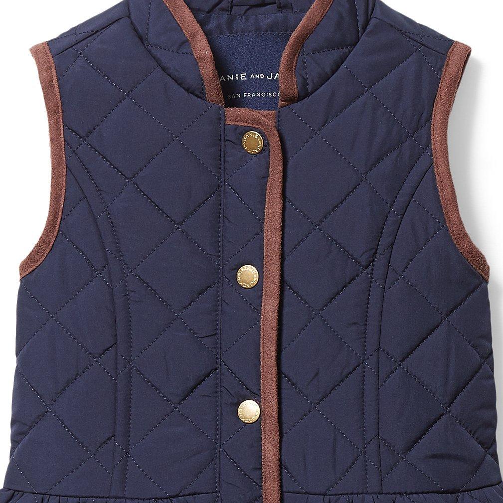 Quilted Peplum Vest image number 1