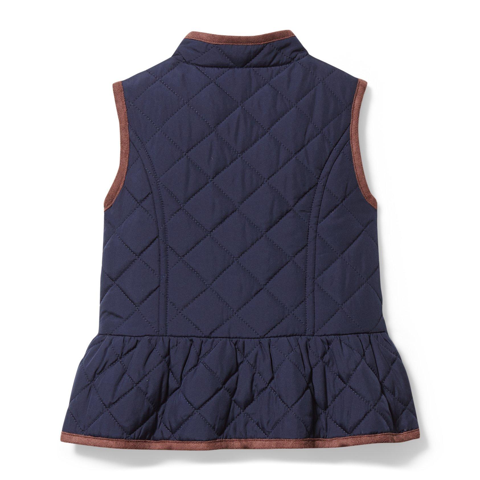 Quilted Peplum Vest image number 2