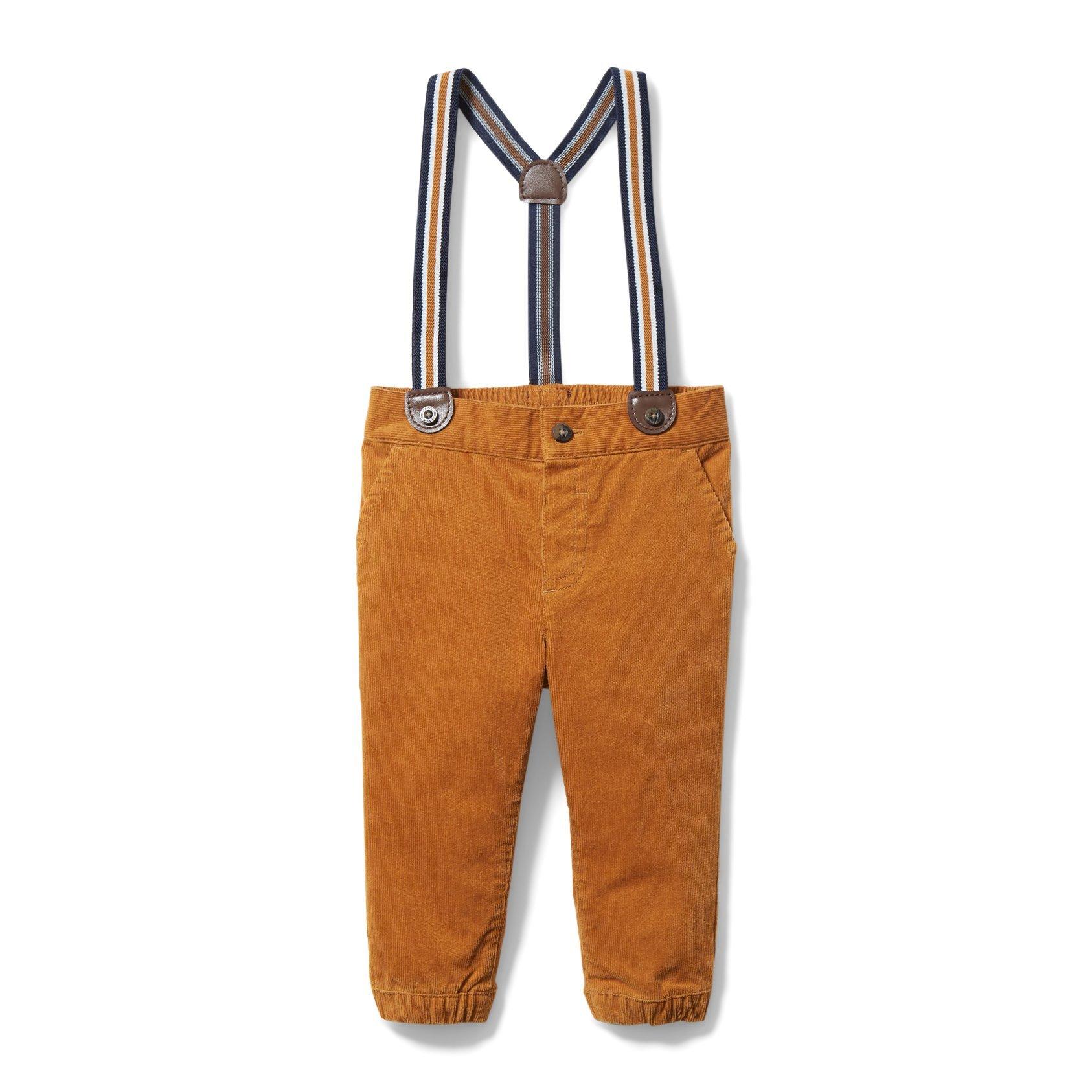 Baby Corduroy Suspender Pant