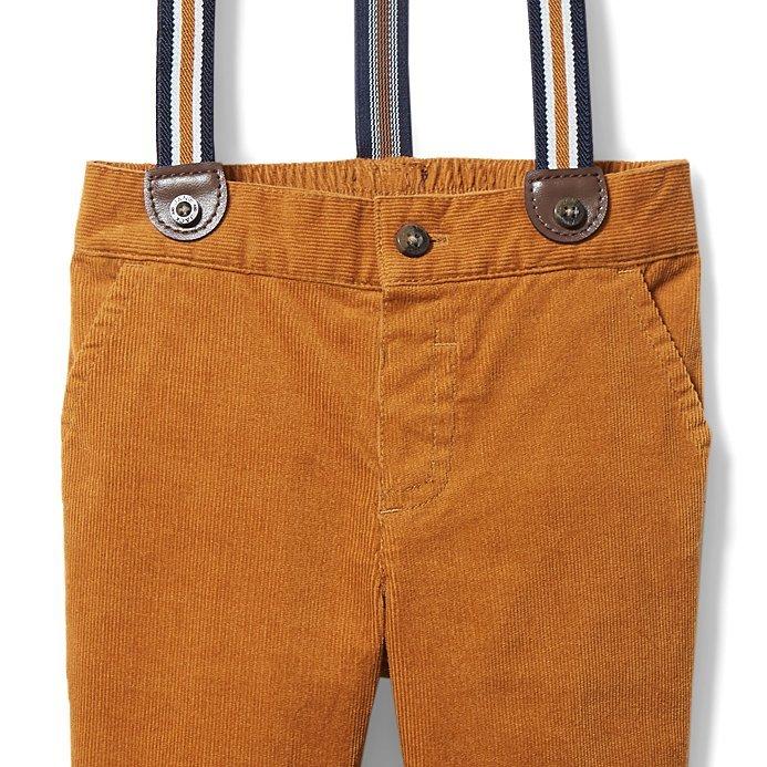 Baby Corduroy Suspender Pant image number 1