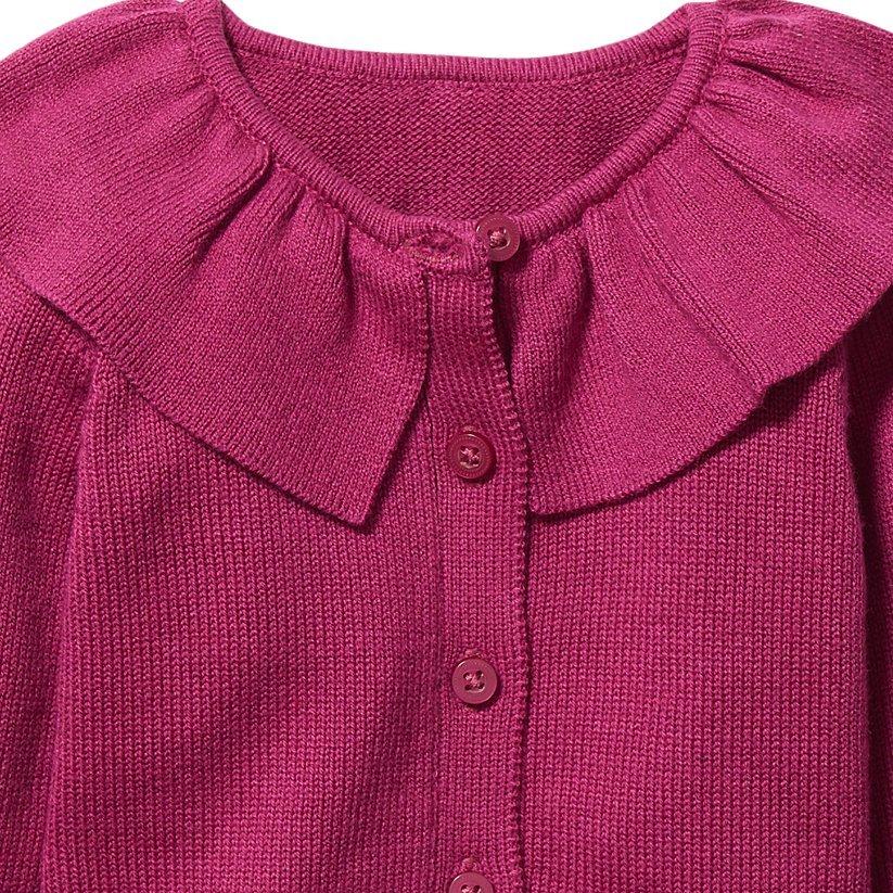 Baby Ruffle Collar Cardigan image number 1
