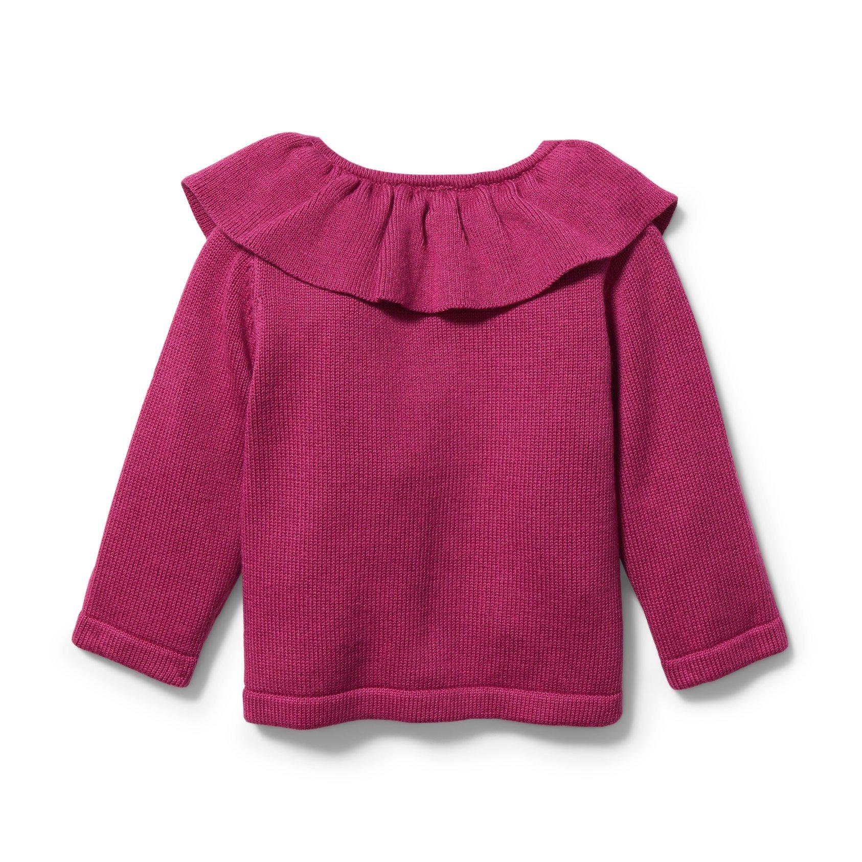 Baby Ruffle Collar Cardigan image number 3
