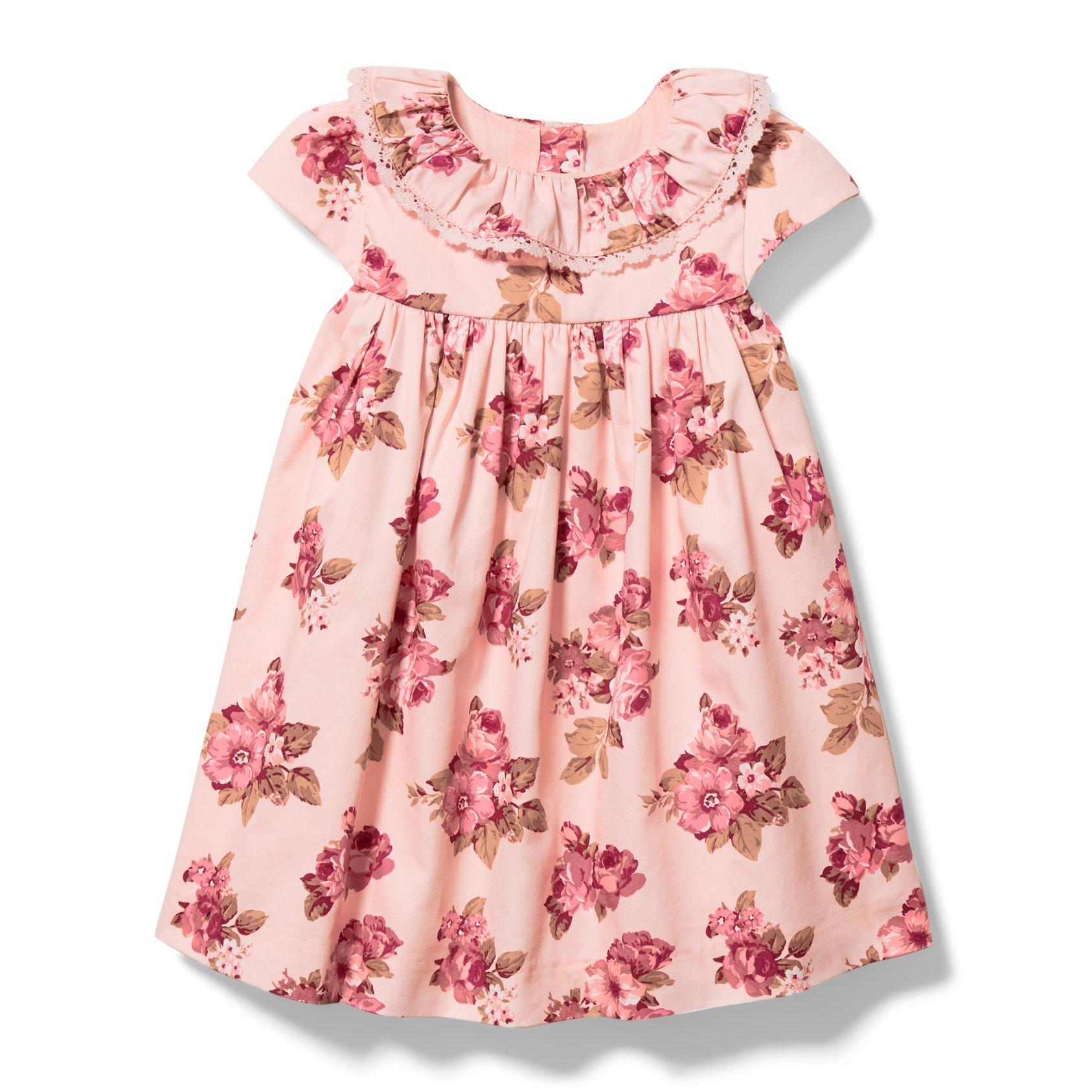 Baby Floral Collared Dress