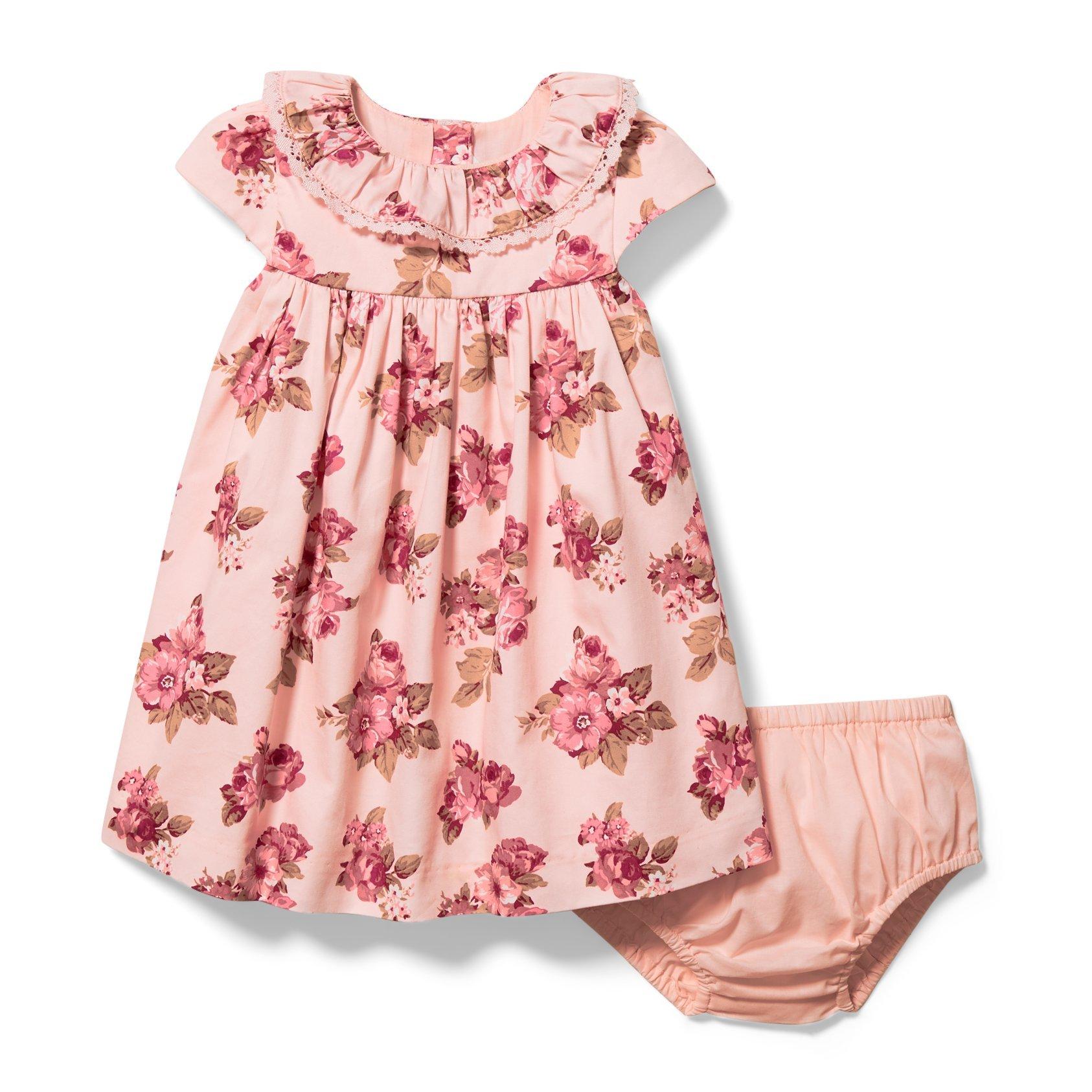 Baby Floral Collared Dress image number 1