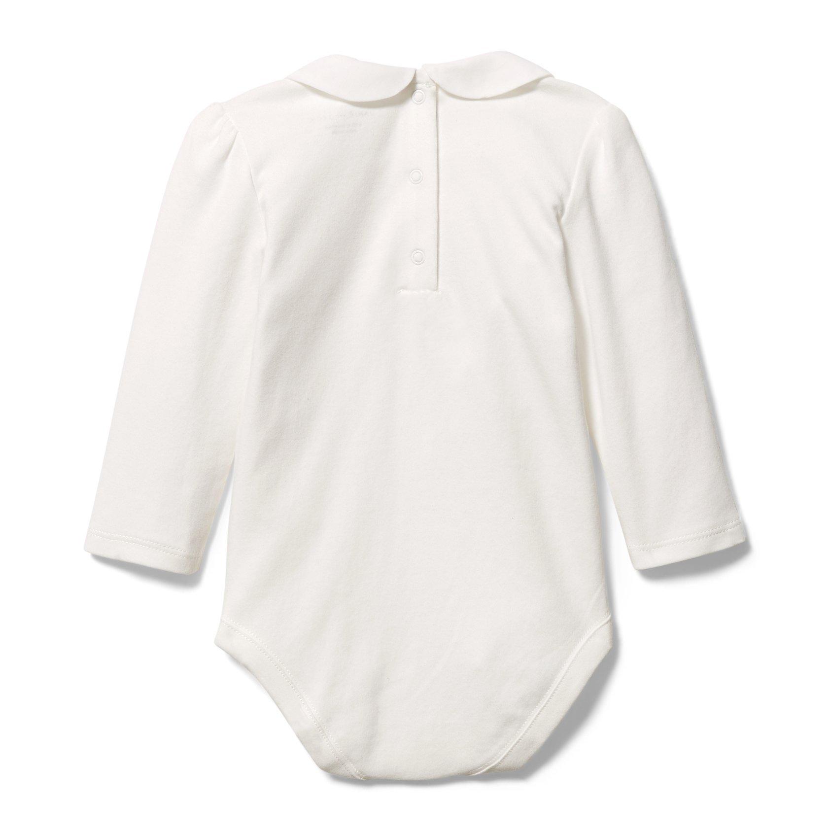 Baby Embroidered Collar Bodysuit image number 3