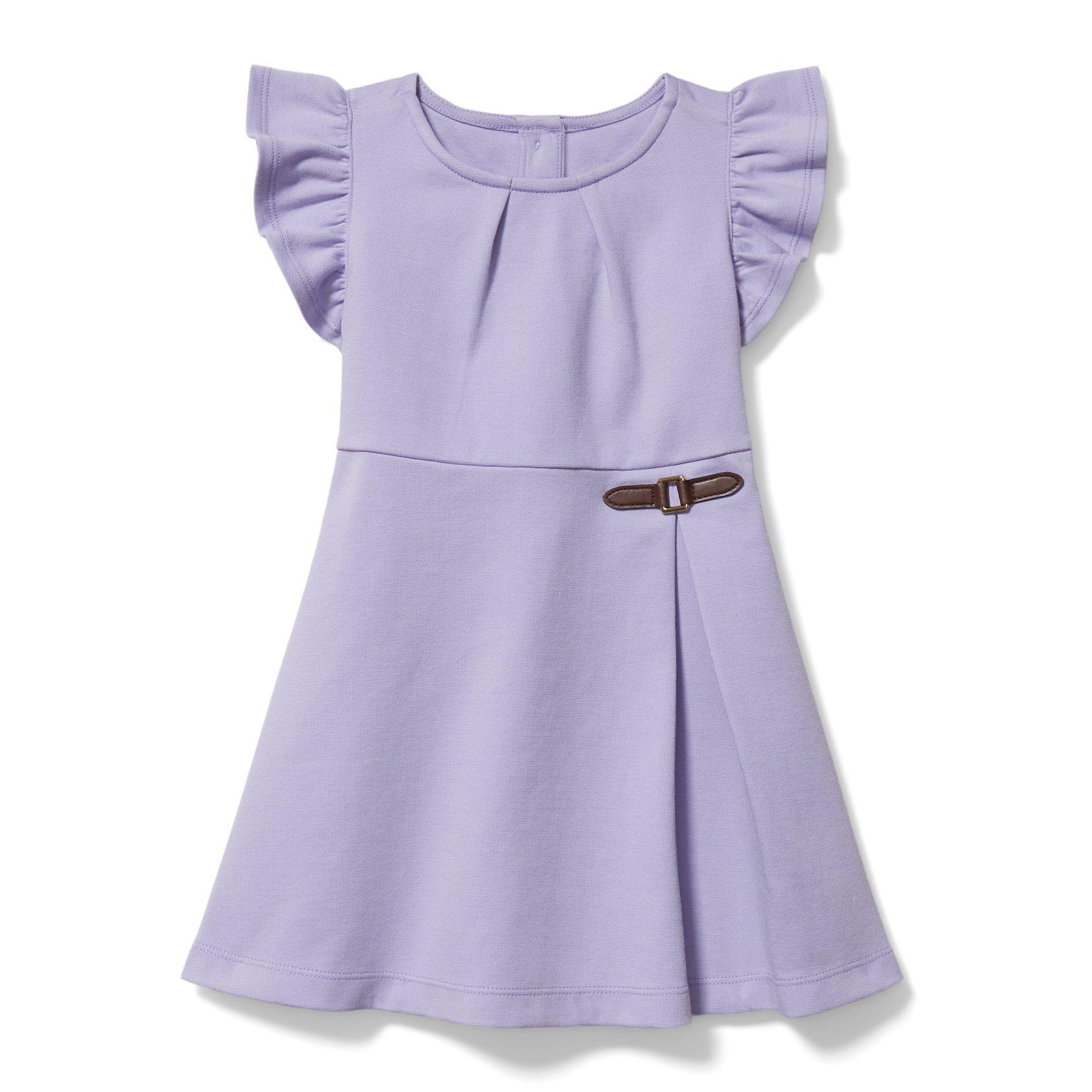 Ruffle Sleeve Ponte Dress image number 0