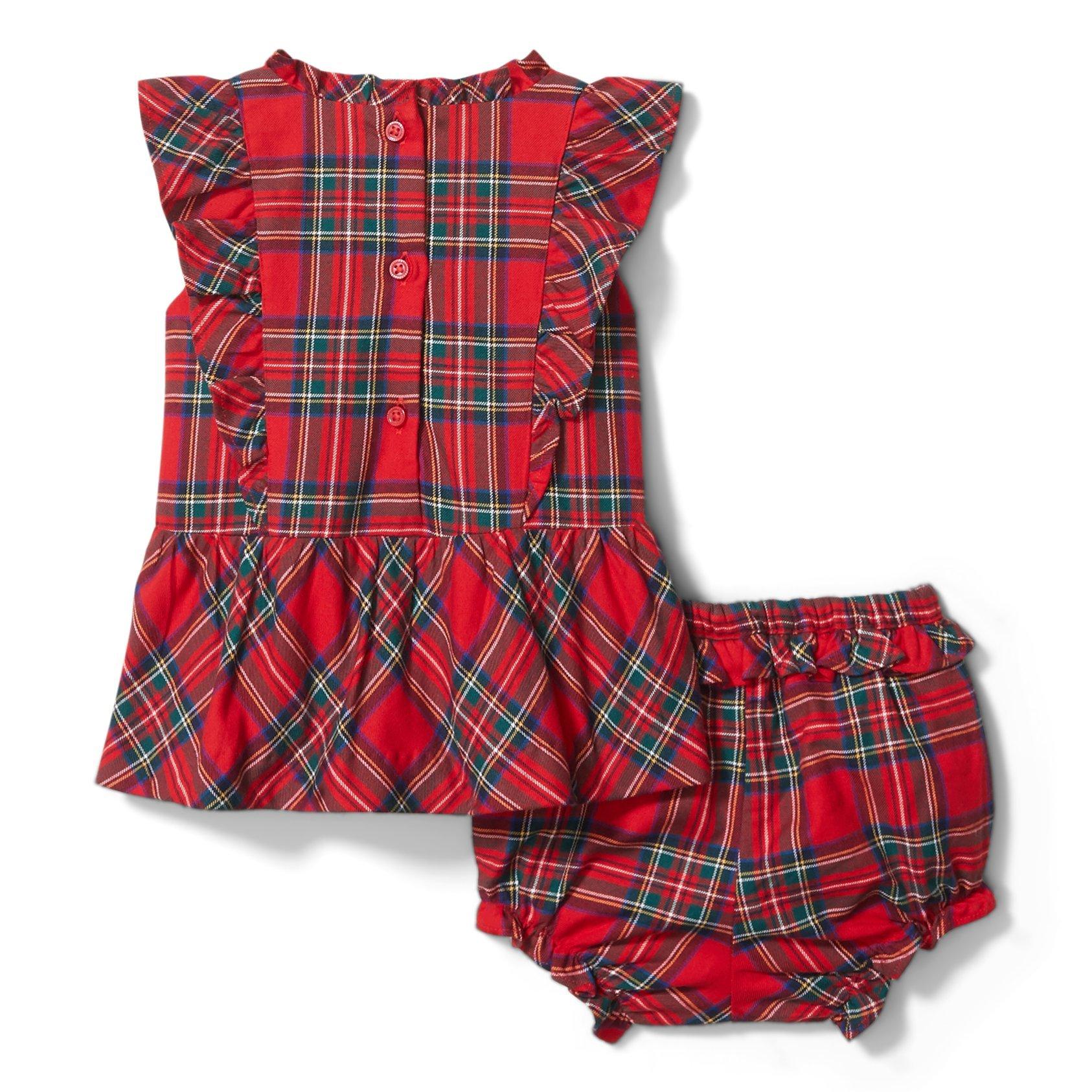 Baby Plaid Matching Set  image number 2