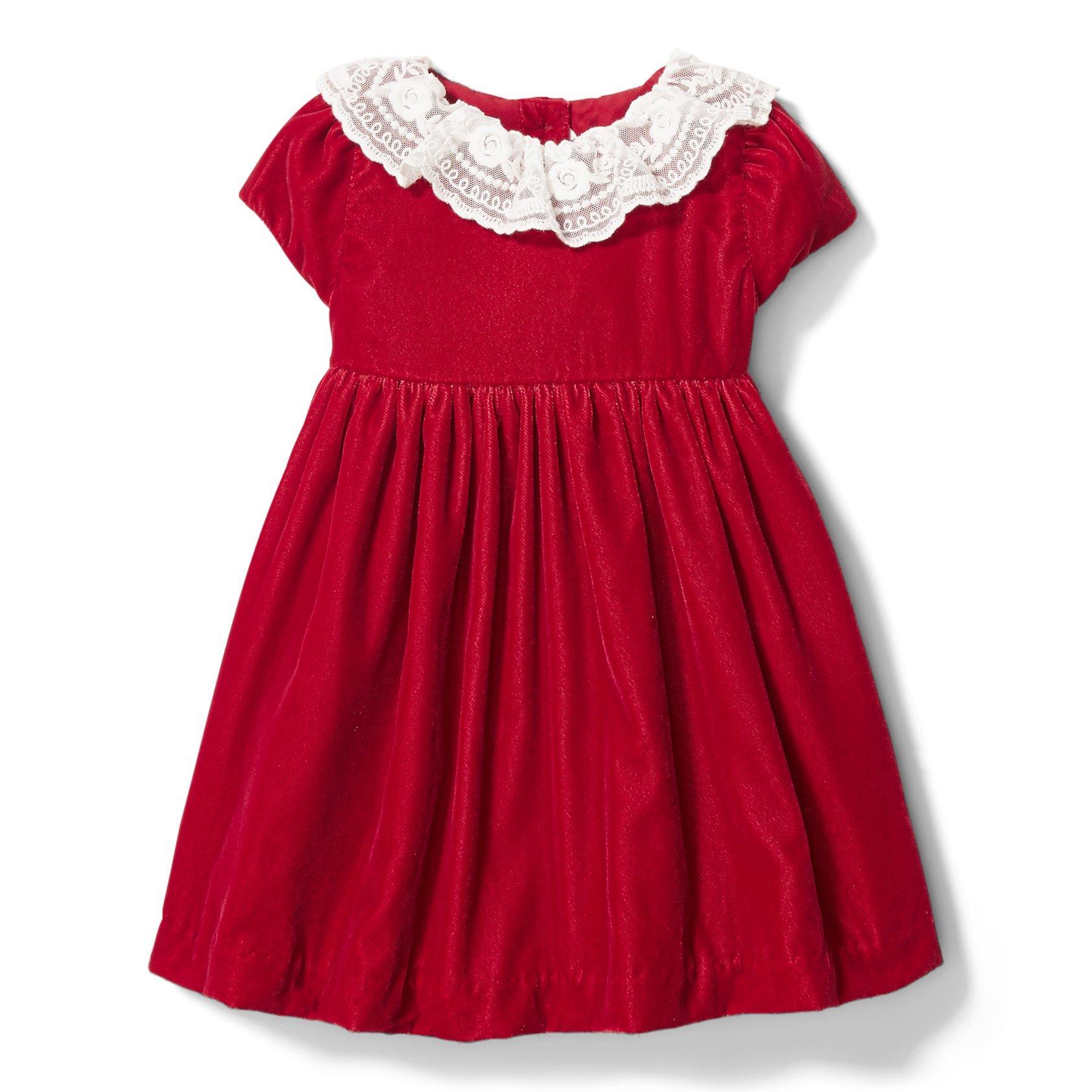 NWT Gymboree Fun & Fancy Dressed Up Christmas Holiday Red Velvet Dress Sz 7