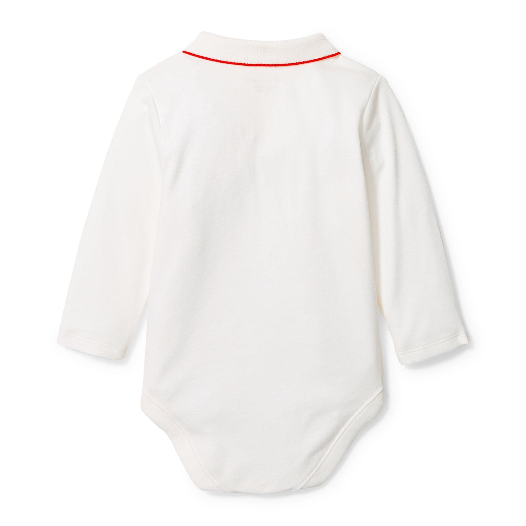Baby Train Polo Bodysuit image number 2