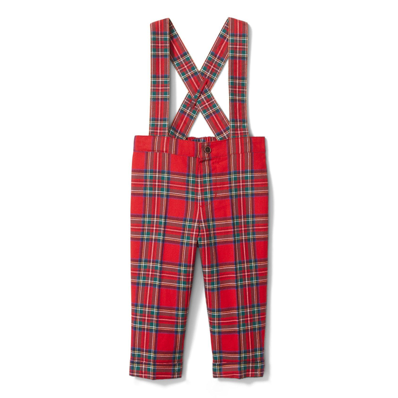 Baby Plaid Suspender Pant image number 0