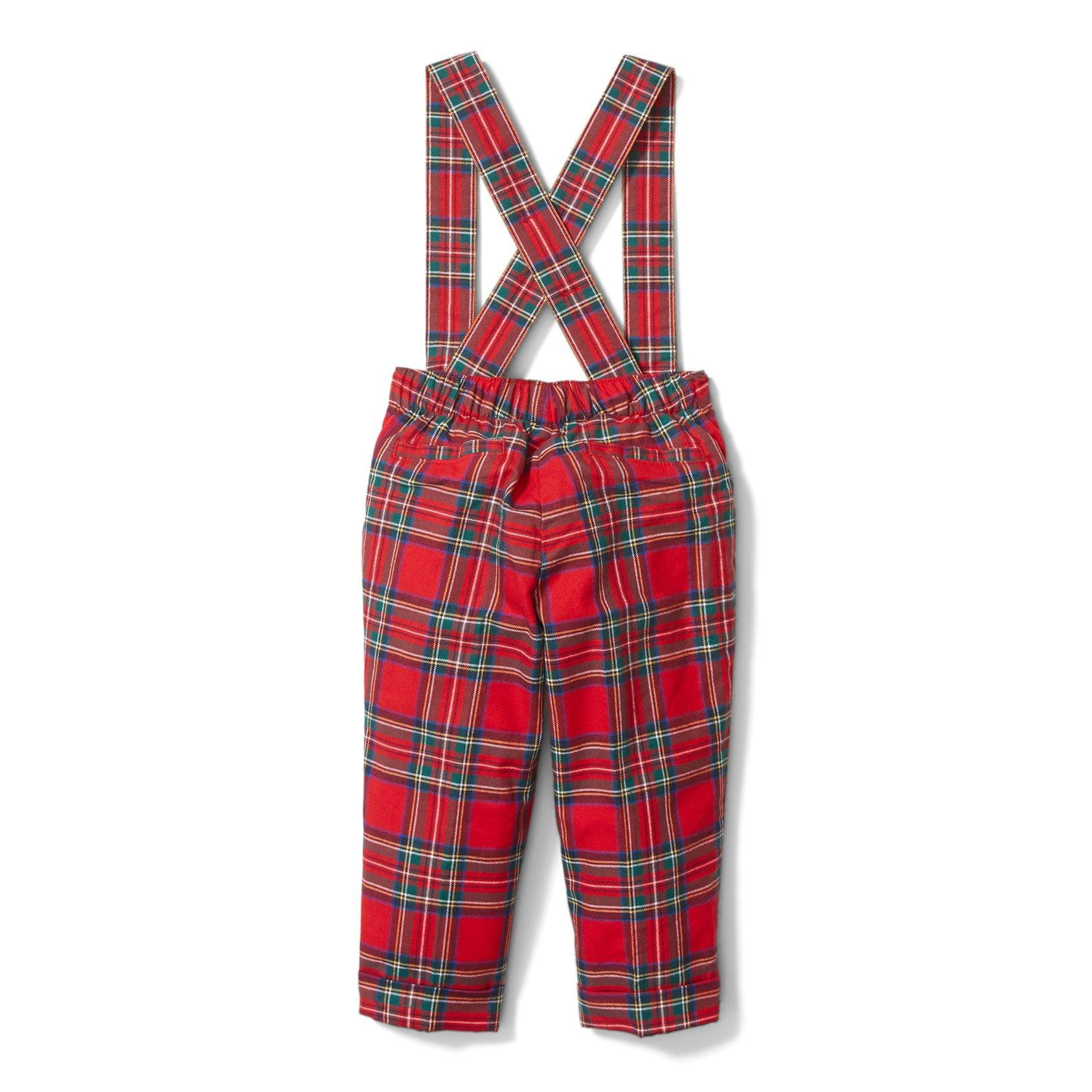 Baby Plaid Suspender Pant image number 2