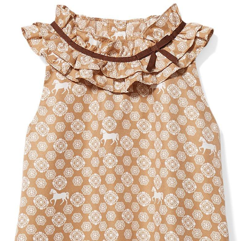 Ruffle Collar Horse Dress image number 1