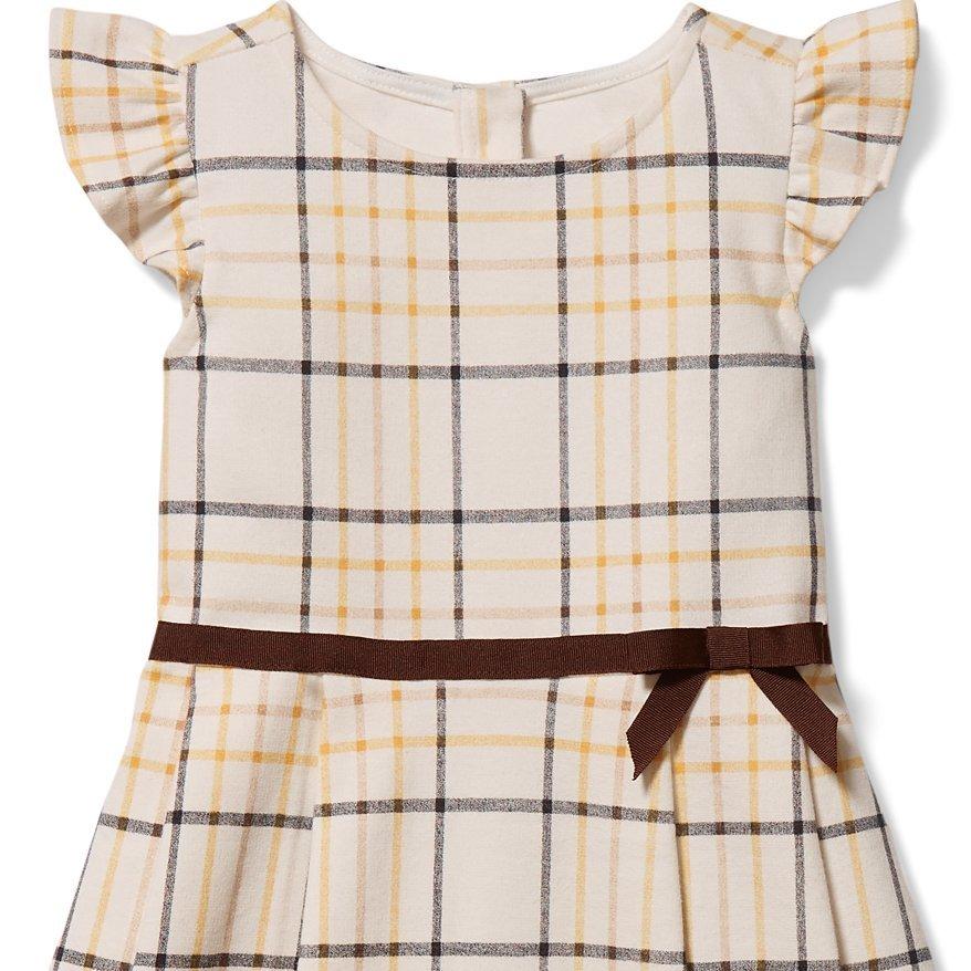 Plaid Ponte Dress image number 1