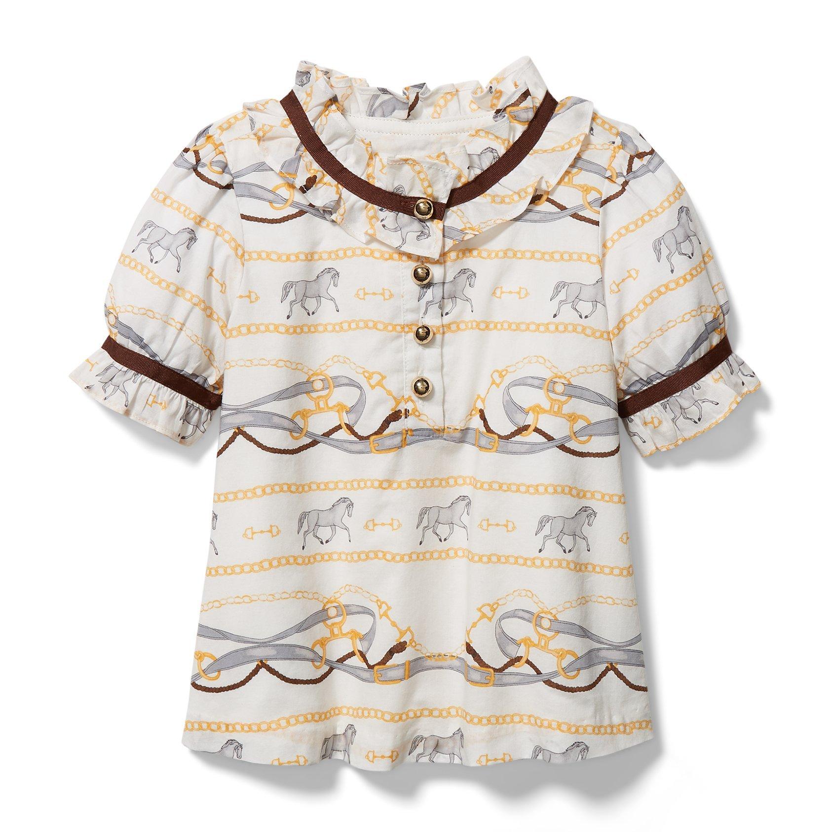 Horse Scarf Top