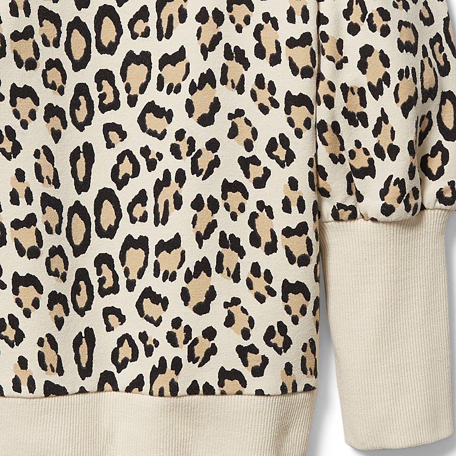 Leopard Puff Sleeve Sweatshirt image number 2