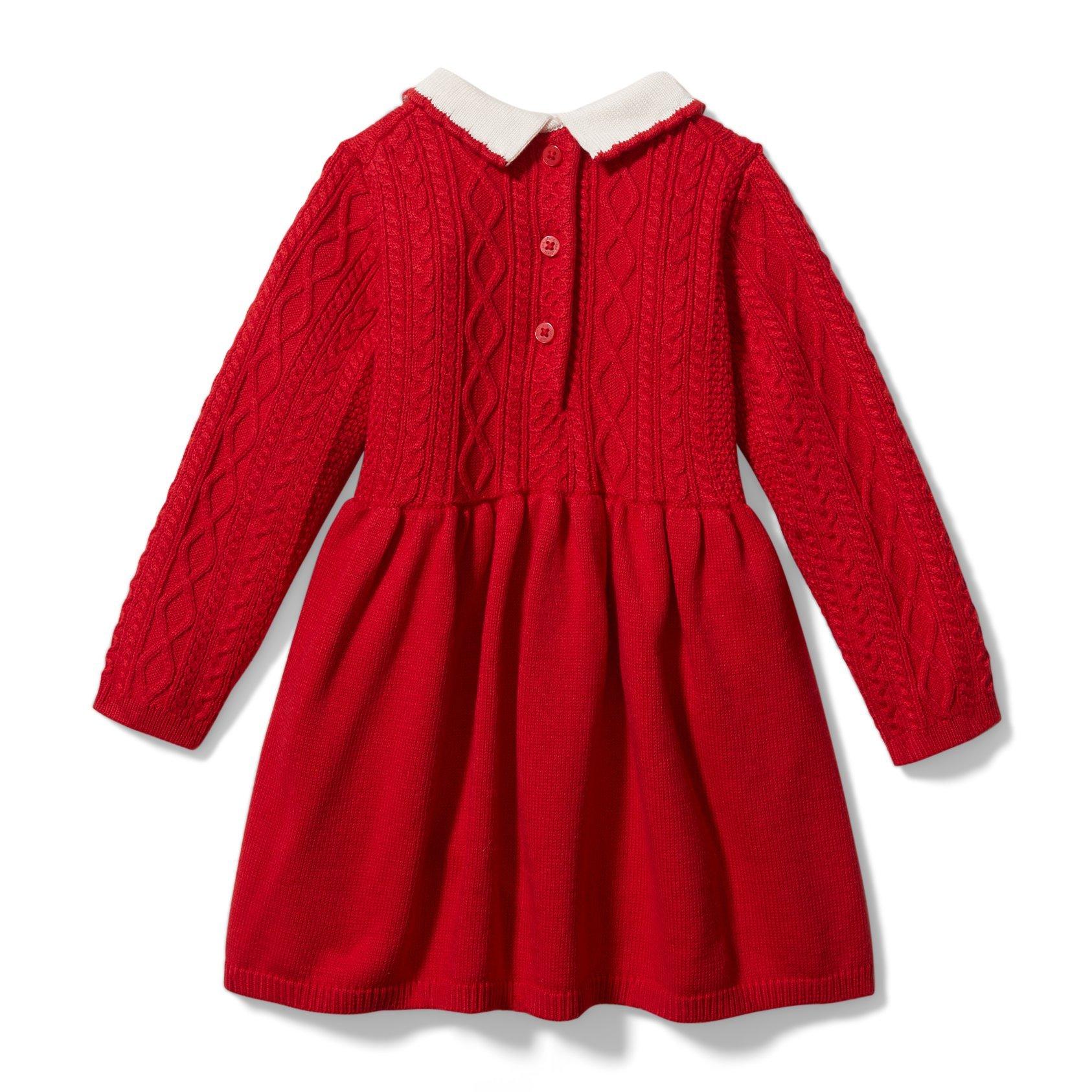 Baby Cable Knit Sweater Dress image number 3