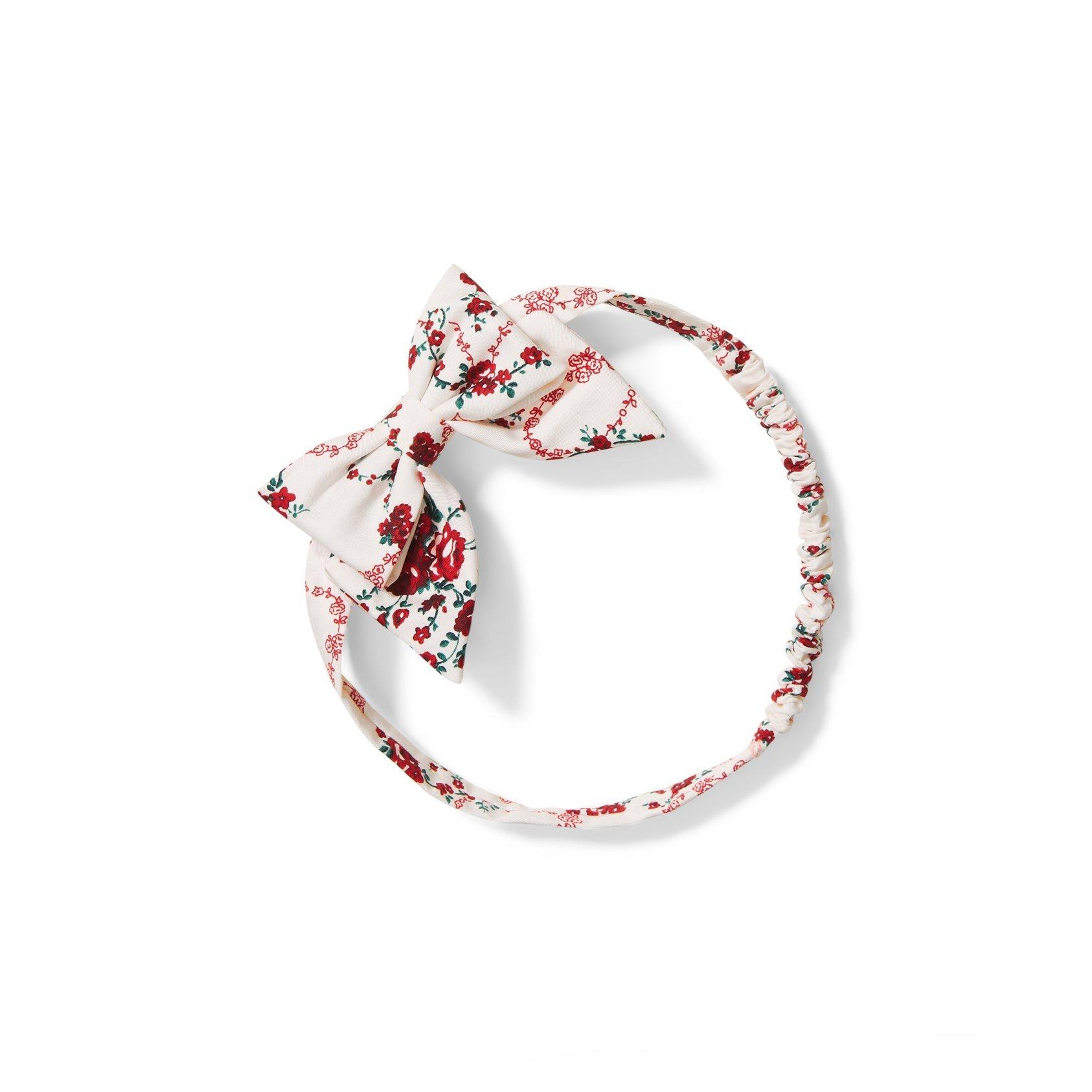 Baby Soft Floral Bow Headband image number 0