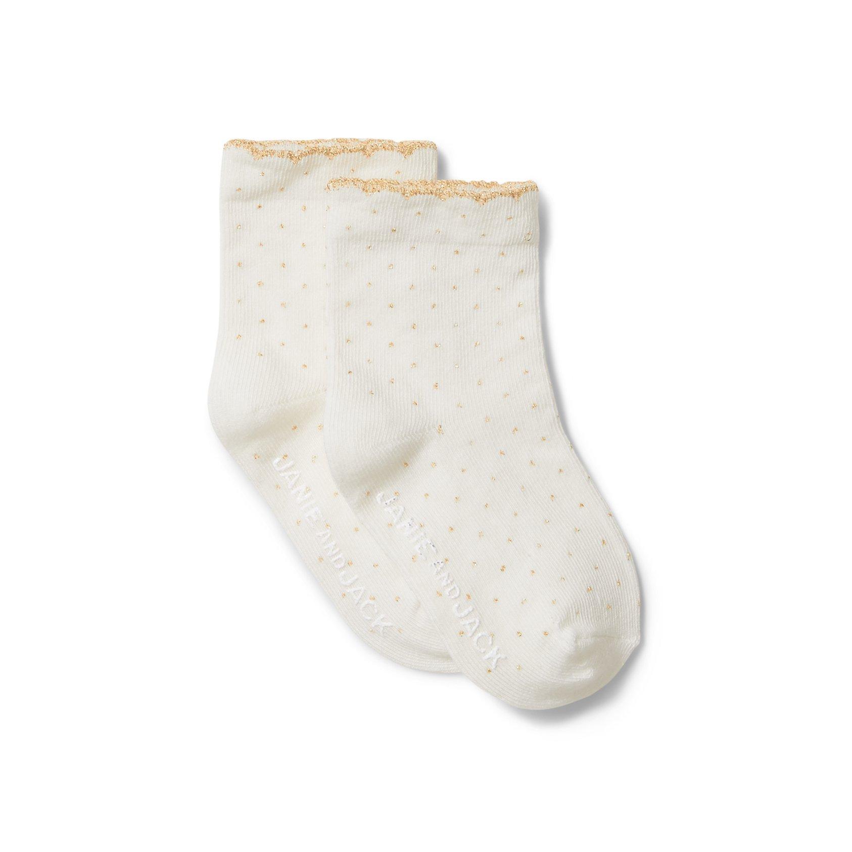 Baby Shimmer Dot Sock image number 0
