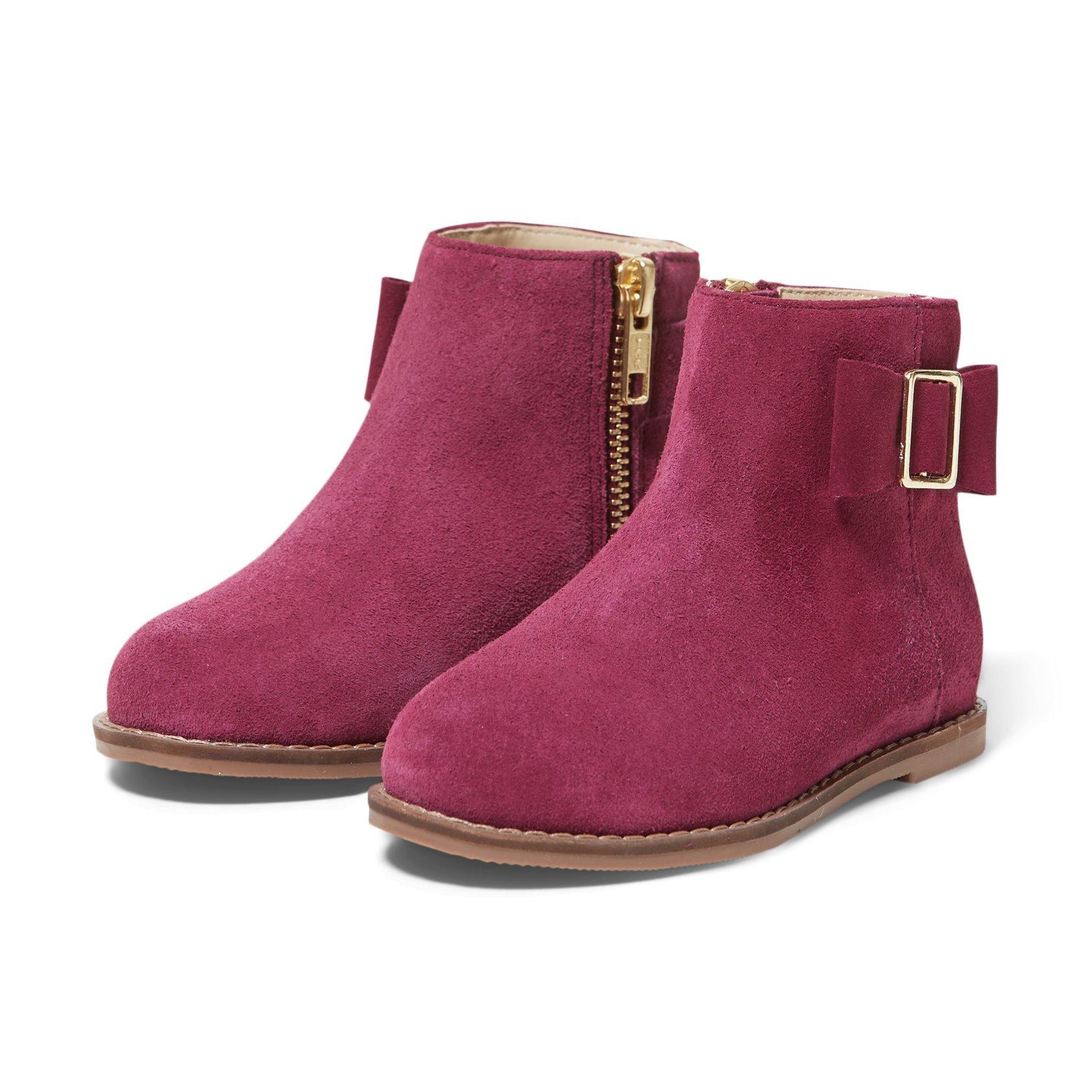 Suede Bow Bootie
