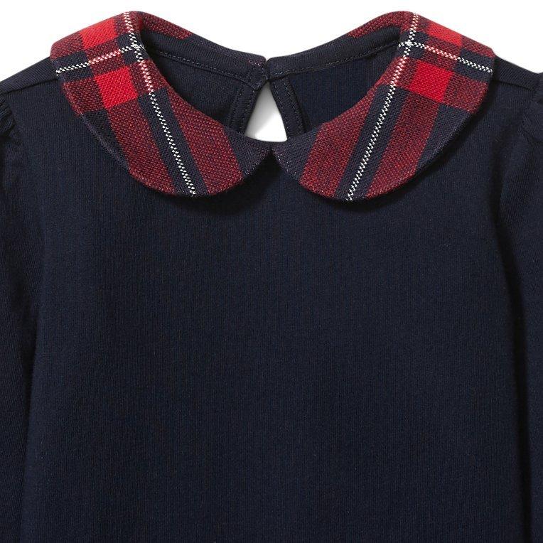 Plaid Collar Top image number 1