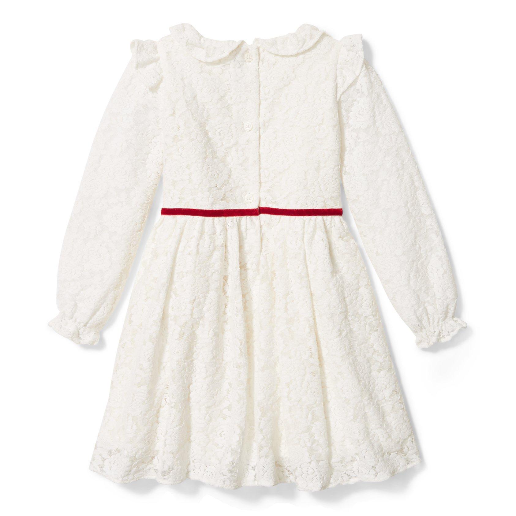 Lace Ruffle Collar Dress image number 2