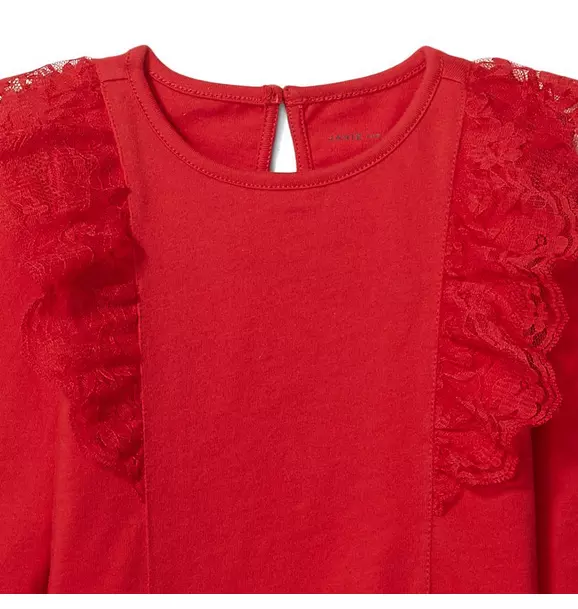 Ruffle Lace Top image number 1