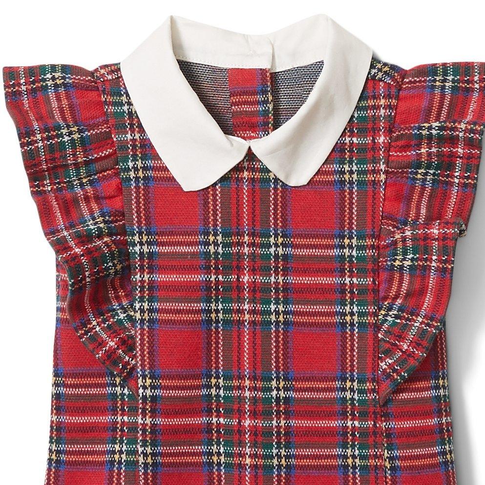 Plaid Peplum Top image number 1