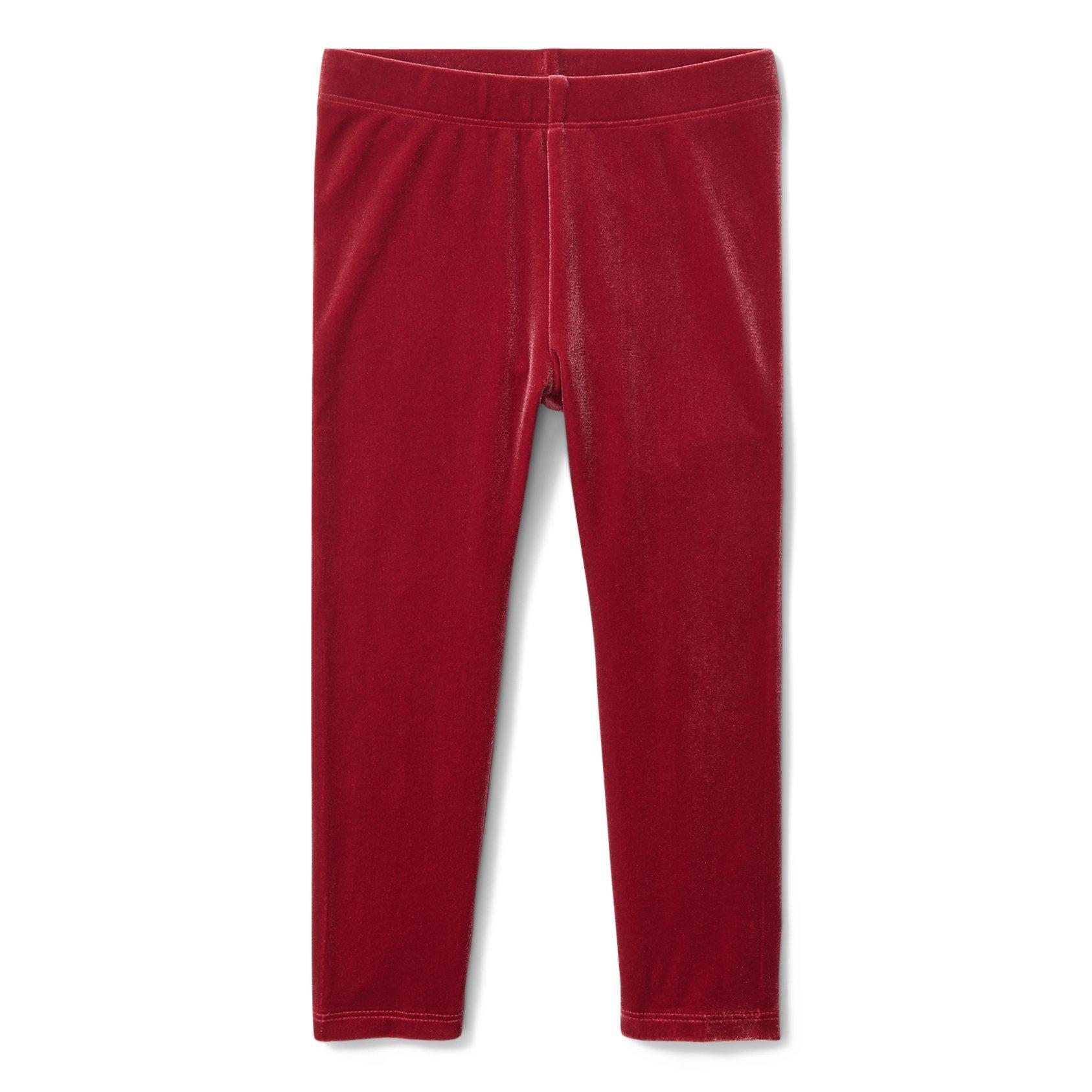 Girl Holiday Red Velvet Legging by Janie and Jack