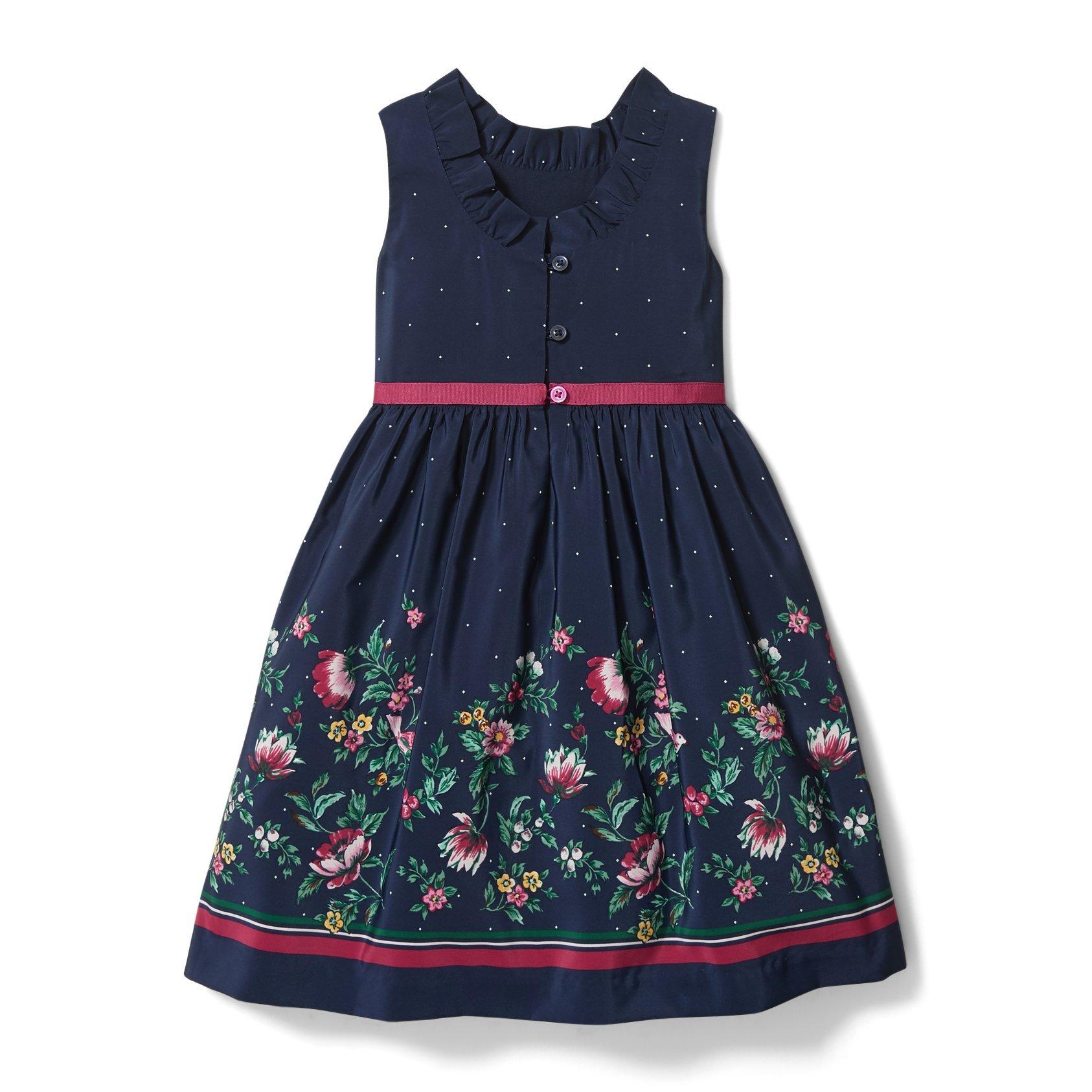 Floral Border Dress image number 3
