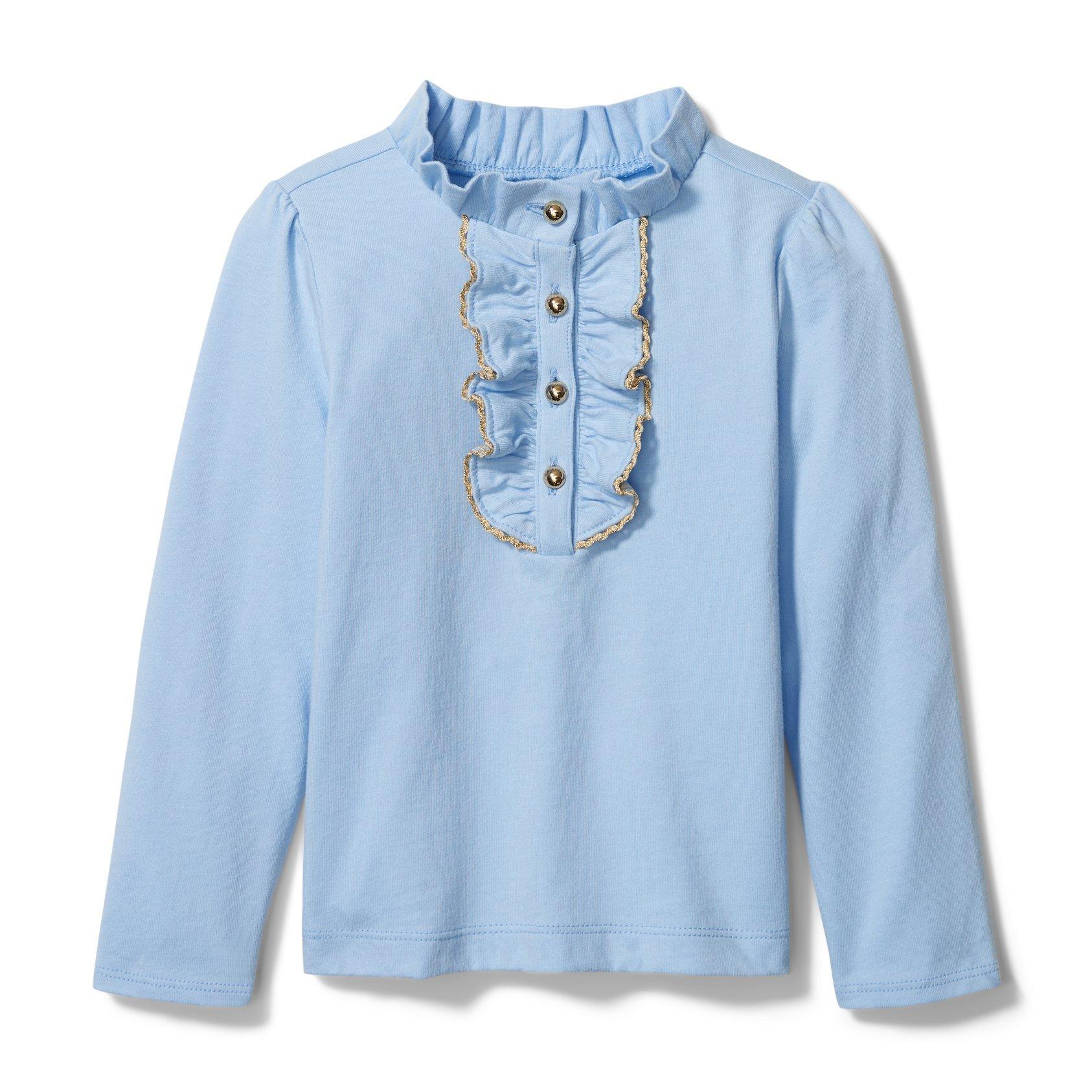 Ruffle Long Sleeve Top image number 0
