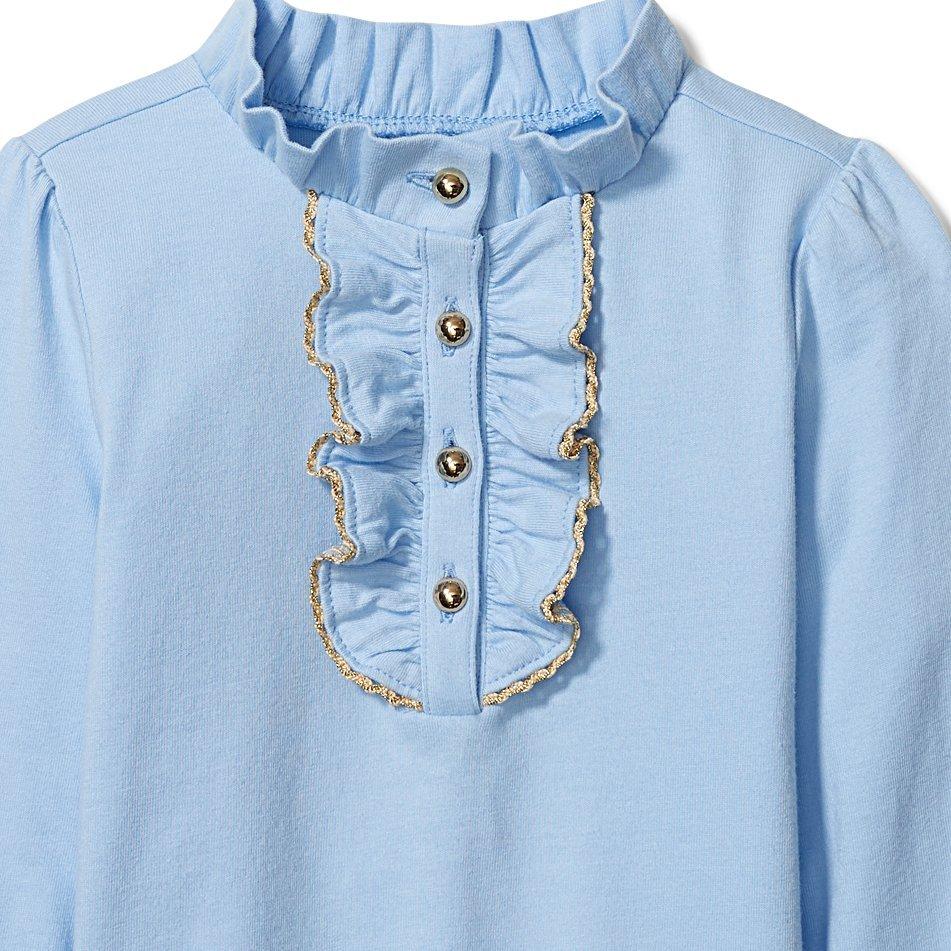 Ruffle Long Sleeve Top image number 1