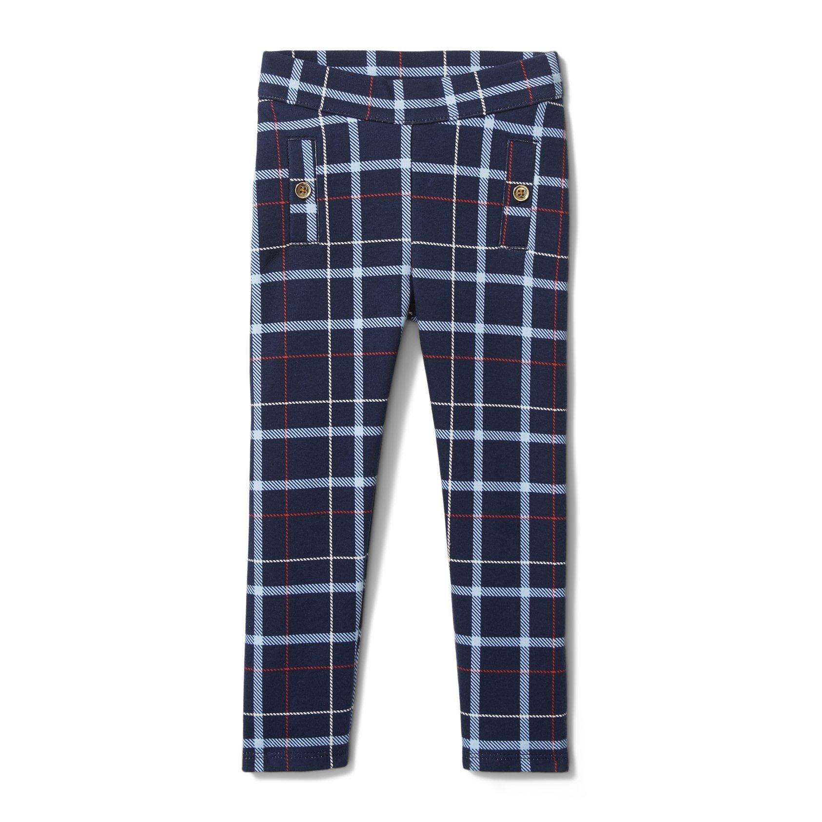 Plaid Ponte Pant