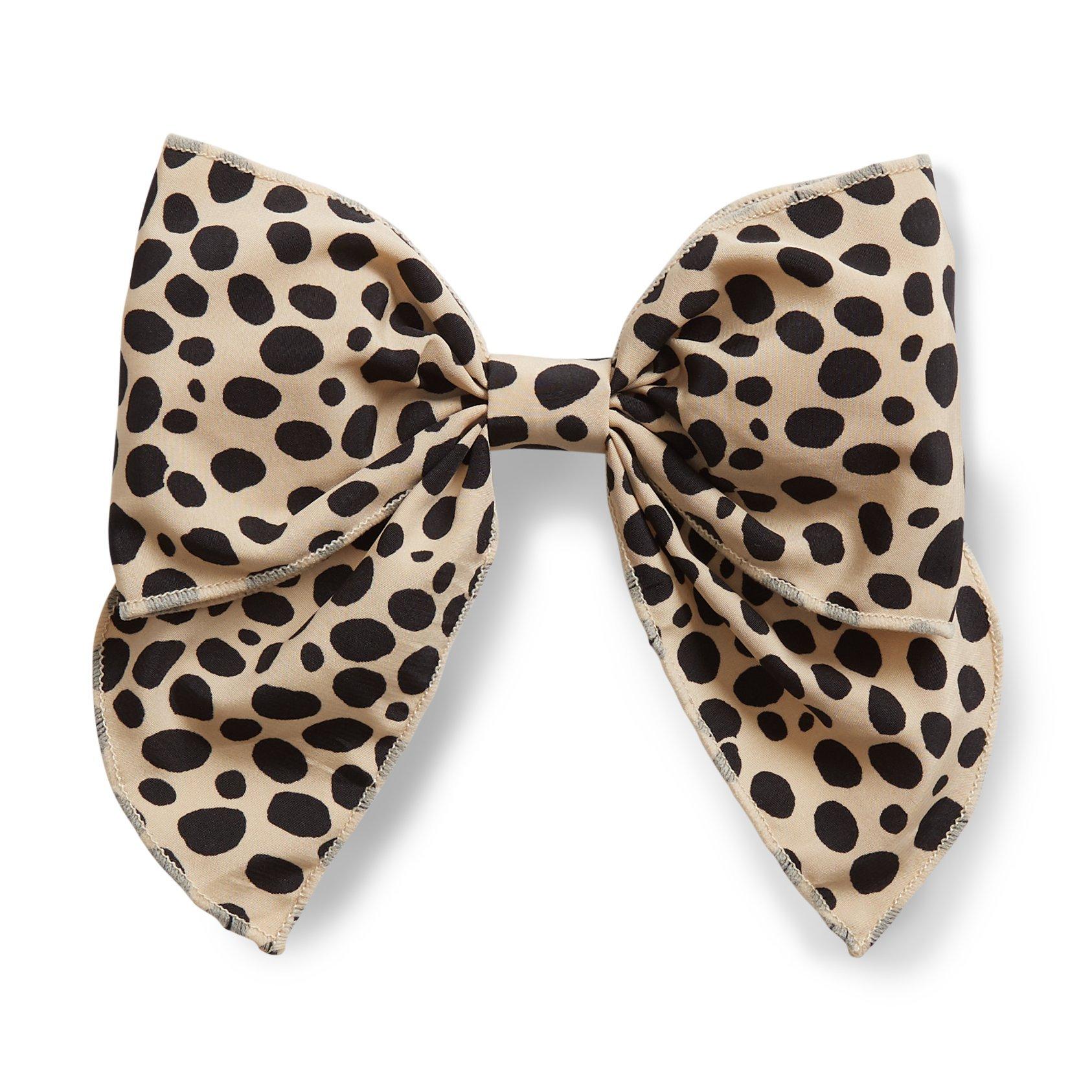 Leopard Bow Barrette image number 0