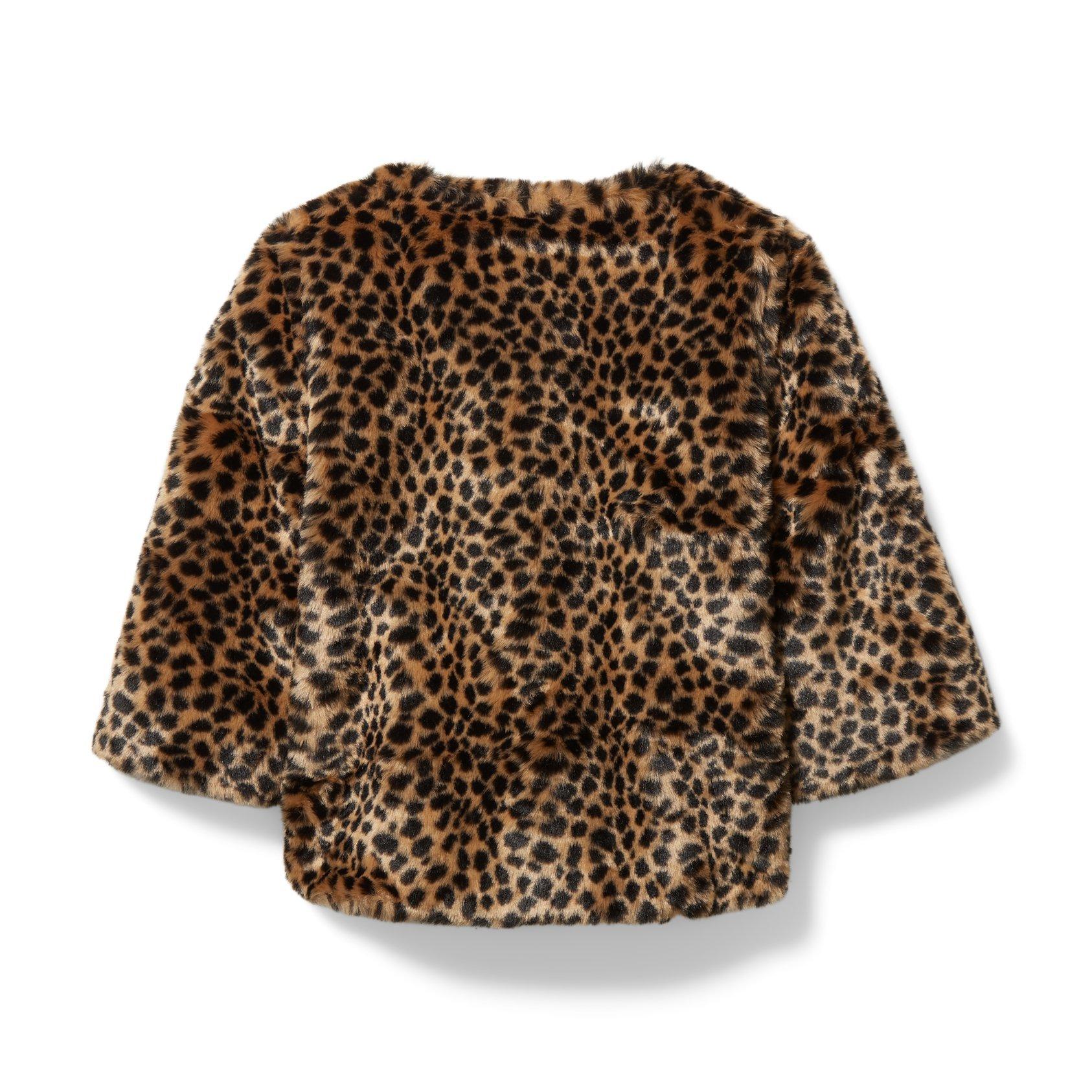Leopard Faux Fur Coat image number 1