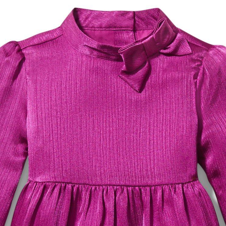 Bow Mock Neck Dress image number 1