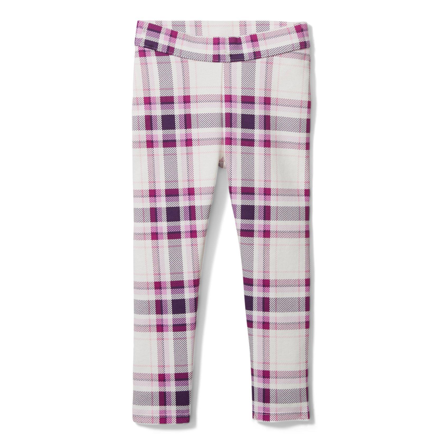 Girl Cream And Sugar Plaid Plaid Ponte Pant by Janie and Jack