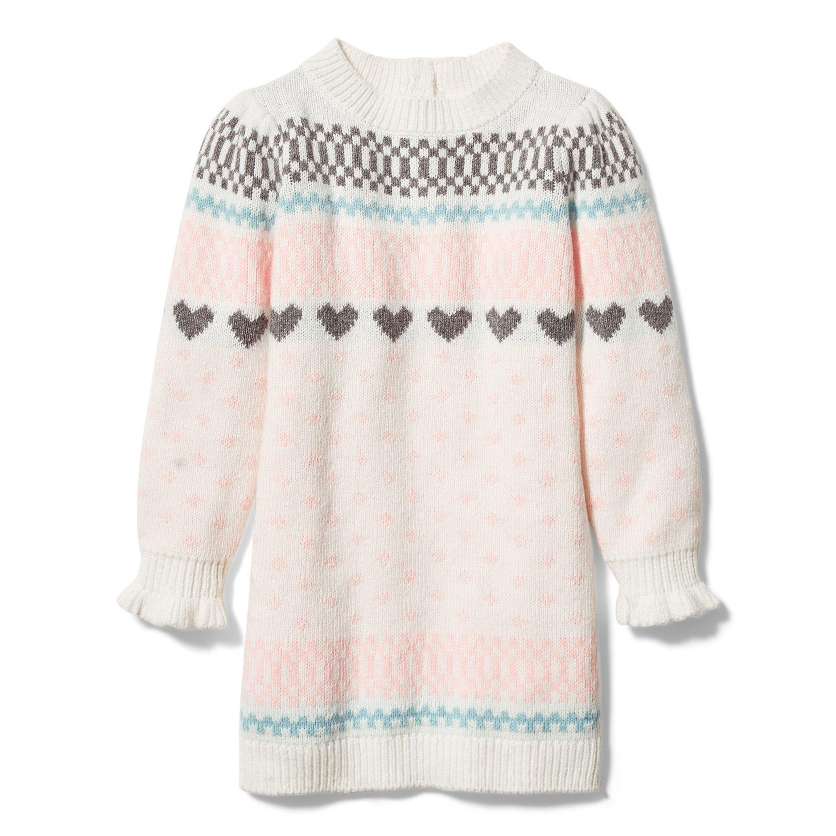 Heart Fair Isle Sweater Dress image number 0