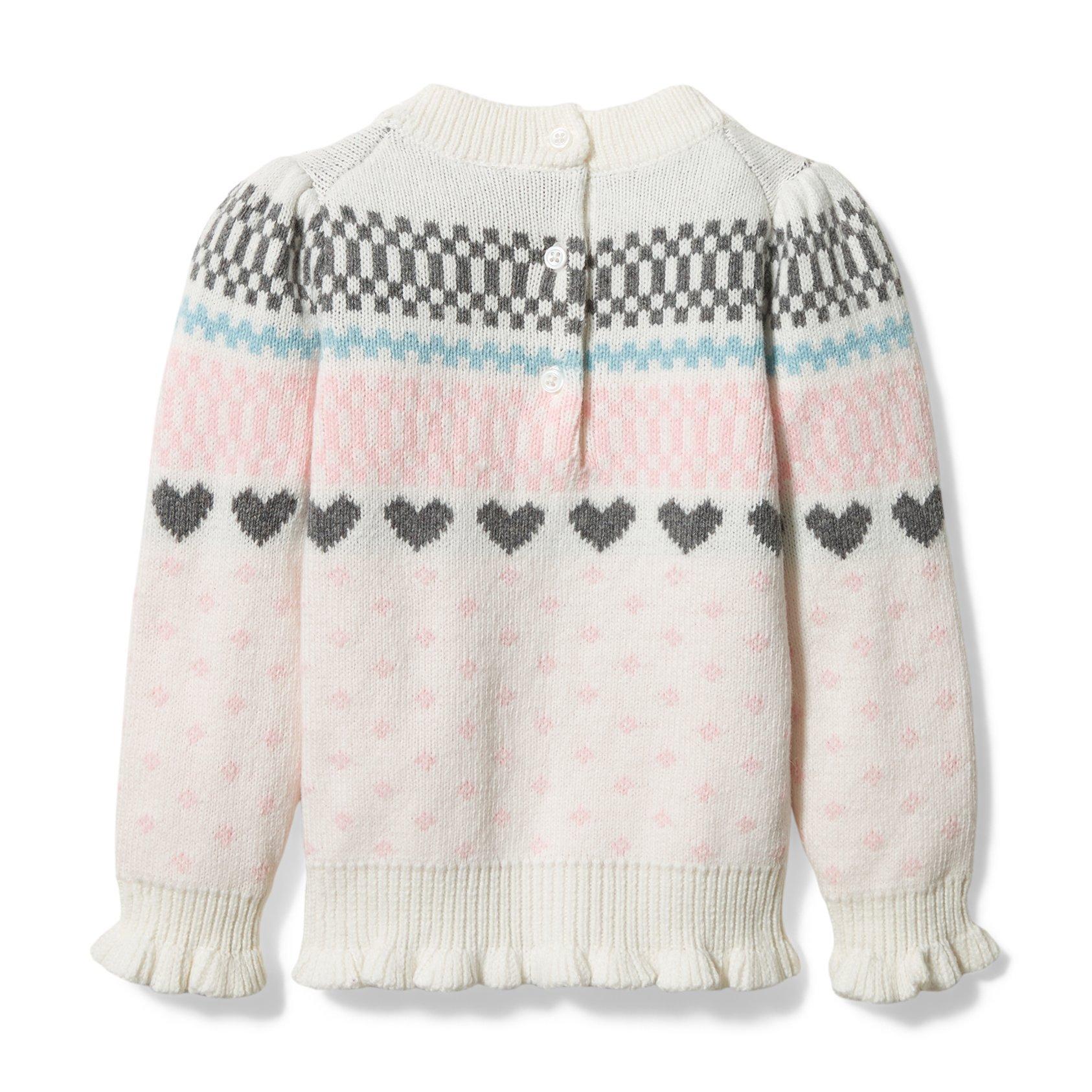 Heart Fair Isle Sweater image number 3